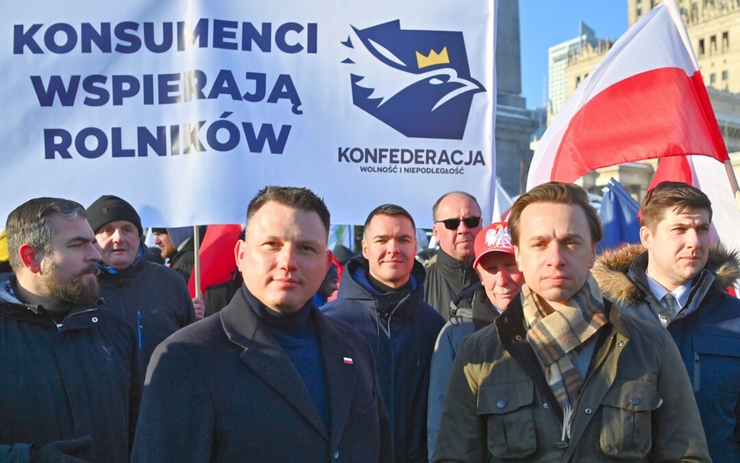 Nowa Nadzieja na proteście rolników przeciwko umowie z Mercosour