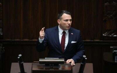 Sławomir Mentzen zaprezentował w Sejmie ustawę o kryptowalutach