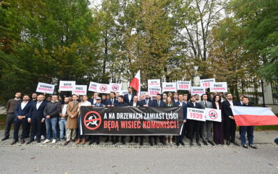 Konfederacja pod ambasadą Rosji w rocznicę napaści sowieckiej na Polskę.